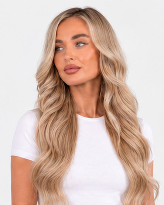 18/60 Ash Blonde Mix - Clip-In Hair Extensions
