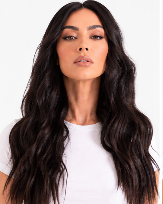 1 Jet Black - Clip-In Hair Extensions