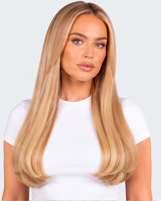 22 Light Gold Blonde - Clip-In Hair Extensions