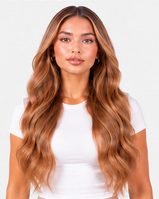 27 Light Copper - Clip-In Hair Extensions