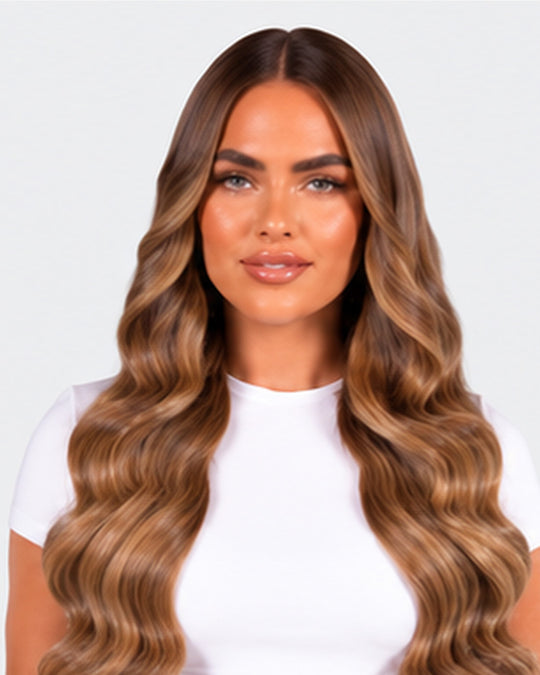 8/22 Light Brown Golden Blonde  - European Nano Tip