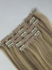 18/60 Ash Blonde Mix - Clip-In Hair Extensions