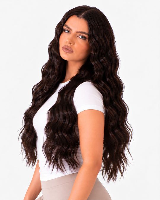 1B Natural Black - Brazilian Weft